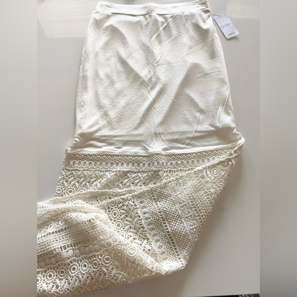 Jessica Simpson Lace Maxi - Natural